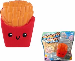 Kawaii Frietje Stressbal - Slow Rising - 10 cm - Knijpbal voor kinderen