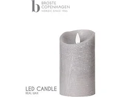 Broste Copenhagen LED Candle Real Wax - 23 x Ø7.5 cm