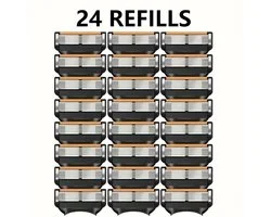 24x Scheermessen geschikt voor Fusion 5 - alle Gillette Fusion 5 series - Power - Fusion5 scheermesjes - FProGlide - Proshield - Mannen scheermessen - Razor blade