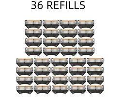 36x Scheermessen geschikt voor Fusion 5 - alle Gillette Fusion 5 series - Power - Fusion5 scheermesjes - FProGlide - Proshield - Mannen scheermessen - Razor blade
