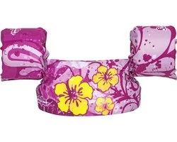 Bestway Puddle Jumper Tropische Bloemen - Verstelbare Zwembandjes voor Kinderen - Draagkracht 15 – 30 kg - Maat one size