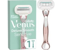 Gillette Venus Deluxe Smooth Sensitive - 1 Scheermes Voor Vrouwen - RoseGold - 1 Scheermesje