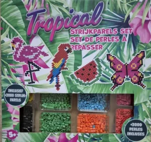 Strijkkralenset Tropical - Strijkparels - 3000+ strijkkralen met toebehoren en handleiding
