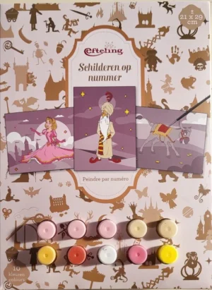 Efteling - Schilderen op nummer (Fakir/Ezeltje Strekje/Assepoester)