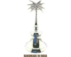 India Hoogwaardig Metalen RVS Verchroomd Tafel Bel | School Bel | Balie Bel | Hotel Bel - Handgemaakt
