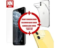 N&N Mobile Transparant Hoesje Cover Pack - Tripple Voordeelverpakking - Geschikt Voor Apple Iphone 11 Pro